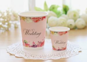 Multiple Size Single Wall Paper Cups For Cold Hot Drinks With Food Safe Inks