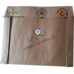 Kraft Paper Custom Printed Business Envelopes With String Closure Accordion Shape