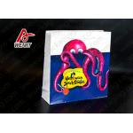 Food Carrier Retro Retail Paper Bags , Custom Printed Paper Lunch Bags